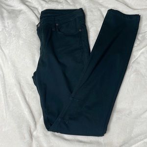 Helmut Lang Hunter Green Midrise Jeggings - size 27.